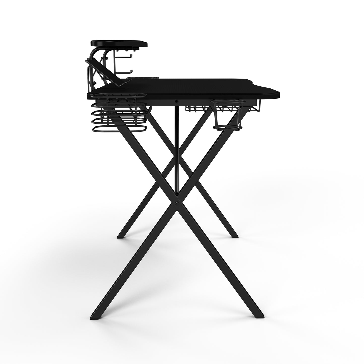 Atlantic Gaming Desk Pro - Black - Elevate Your Gaming Setup