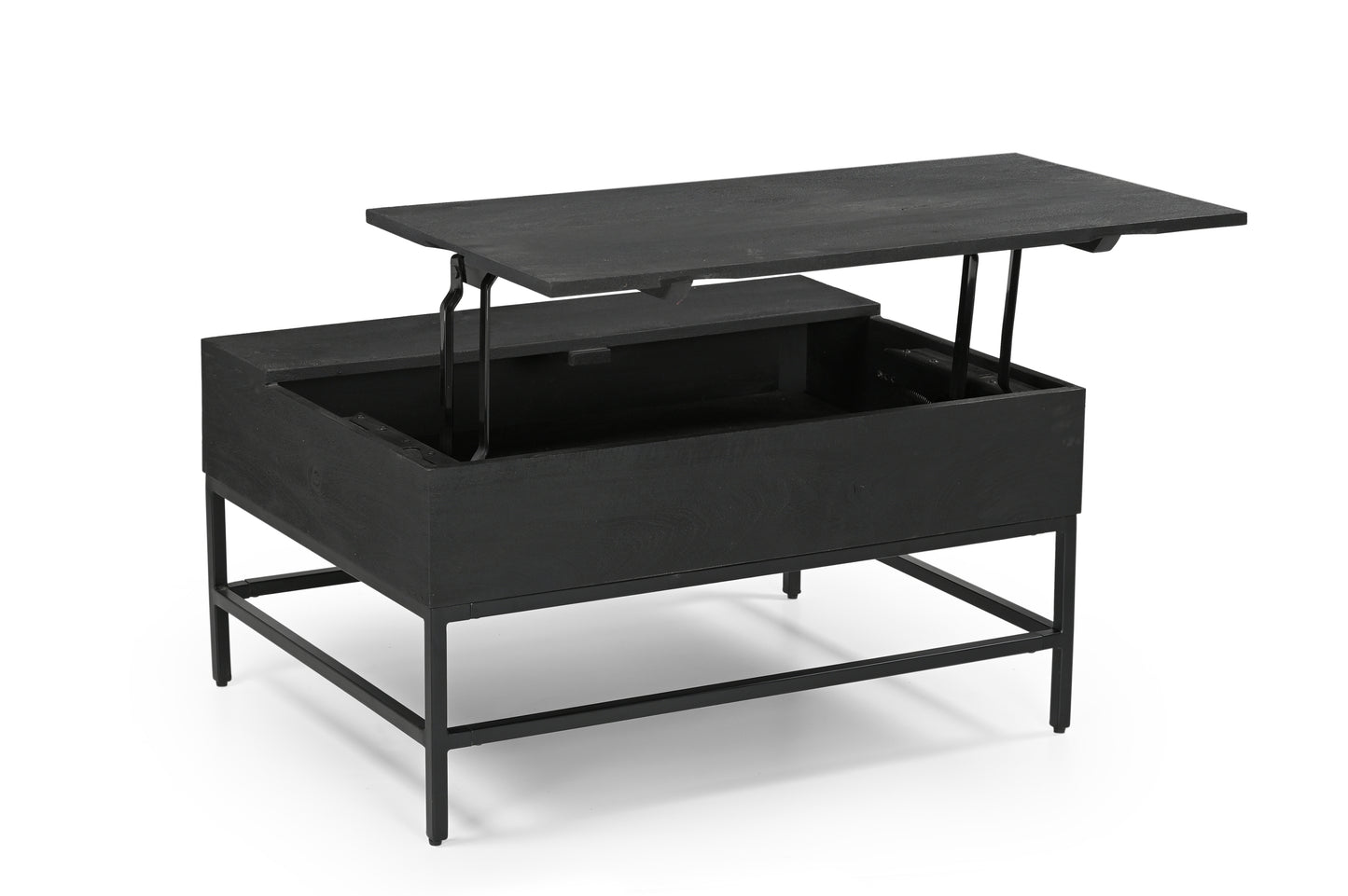 Modern Lift Top Charcoal Coffee Table