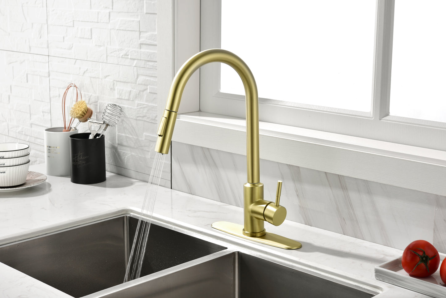 Touch Kitchen Faucet with Pull Down Sprayer