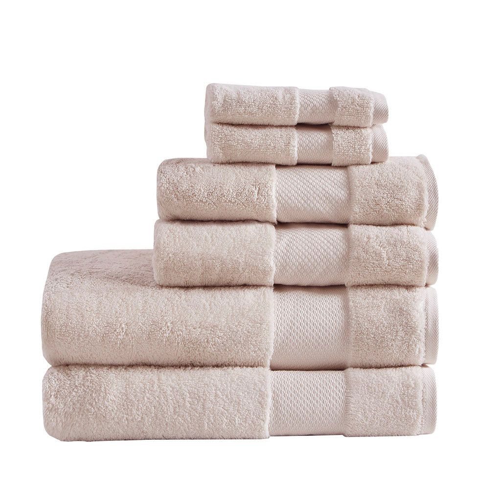 Luxurious 6 Piece Turkish Cotton Towel Set