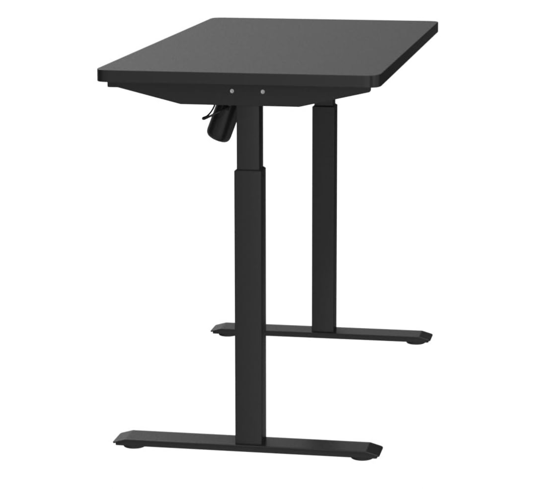 Adjustable Electric Standing Desk, 48 x 24 Inches, Black