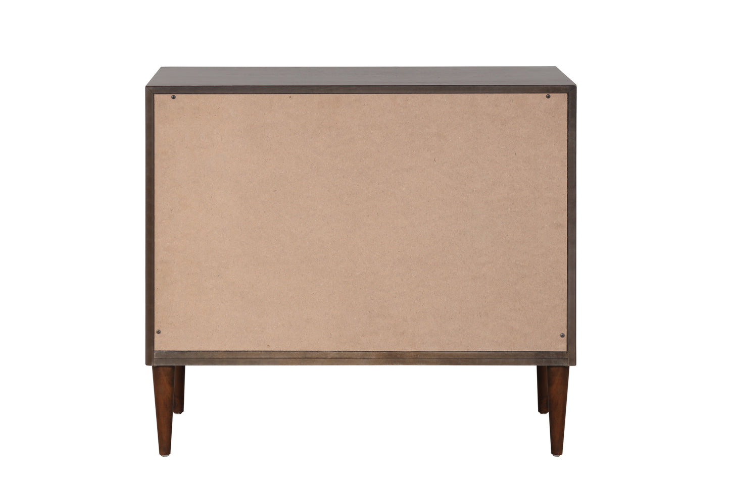 Shimas Accent Table in Silver & Walnut Finish AC00393