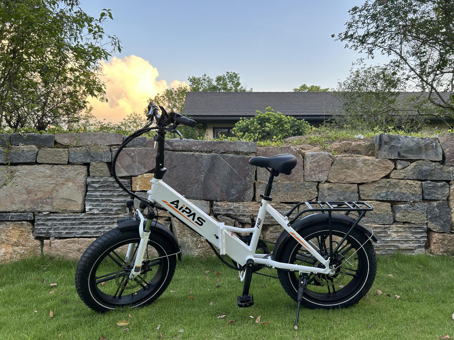 A2 Electric Bike Fat Tire 48V  Removable Lithium Battery for Adults, Step-Through Frame and Shimano 7-Speed