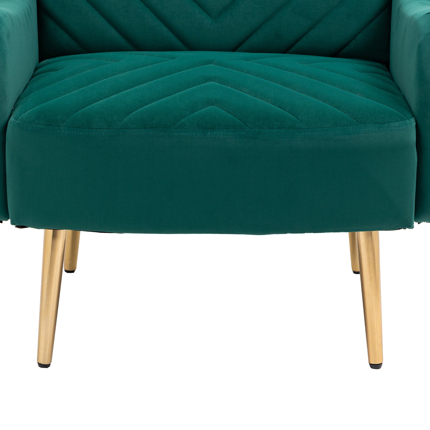 Velvet Chair , Accent  chair/ Living room lesiure chair with metal feet