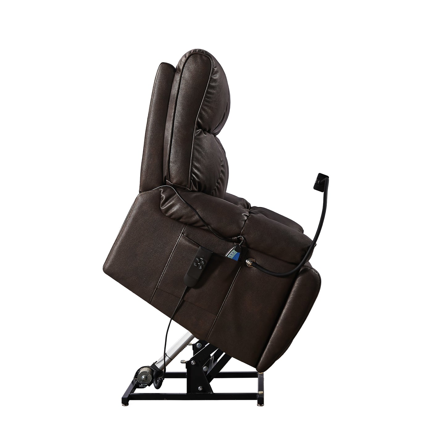 Electric Power Lift Recliner Chair with Massage, Heat, and Phone Holder for Seniors