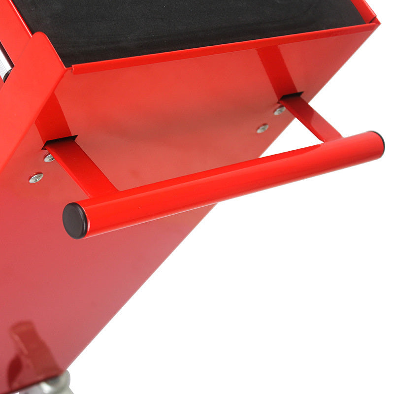 4 DRAWERS MULTIFUNCTIONAL RED TOOL CART WITH WHEELS