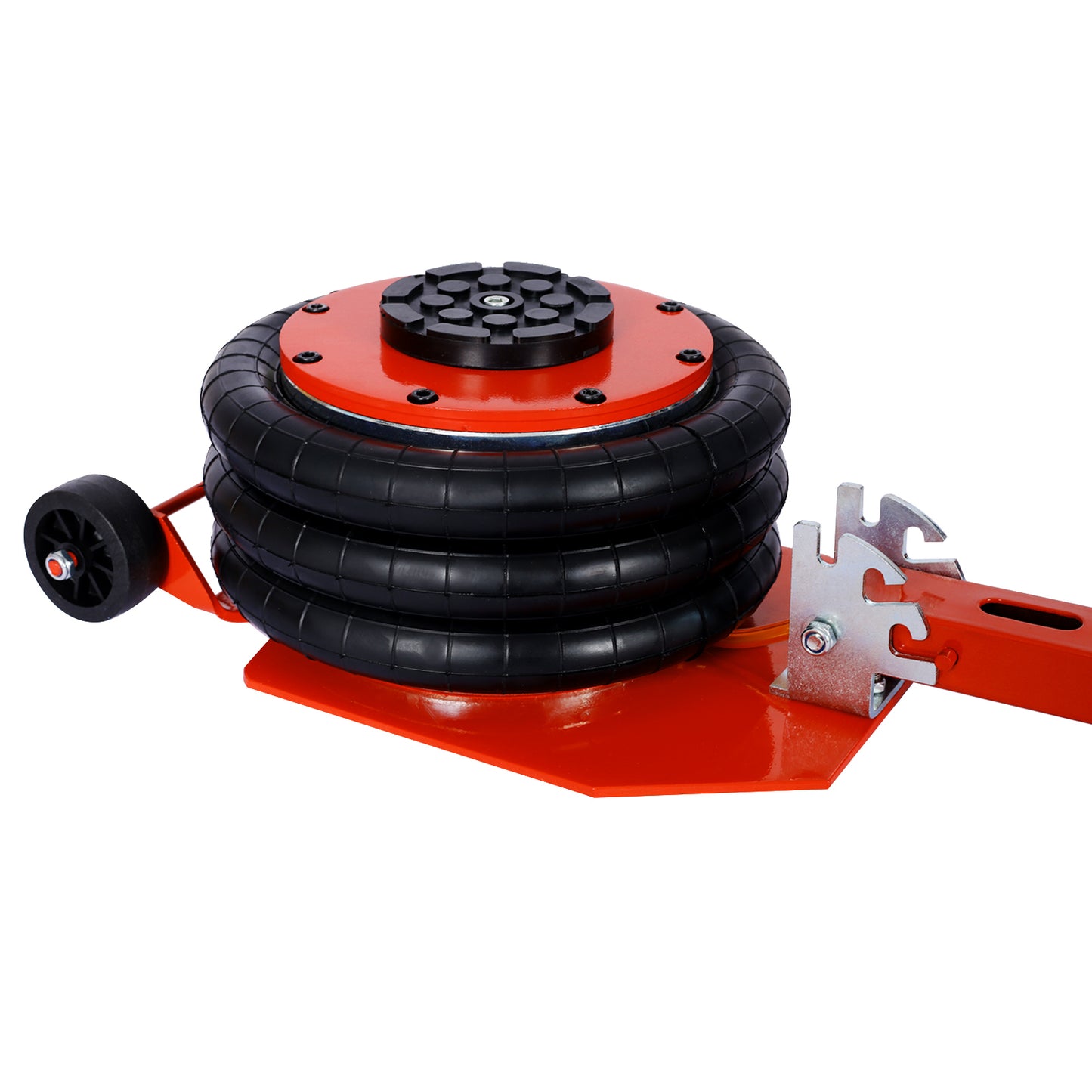 3T Triple Bag Air Jack ,Pneumatic Jack 3 bag ,lifting 16in capacity  6600lbs,easy-collapsing Terrain,Red color