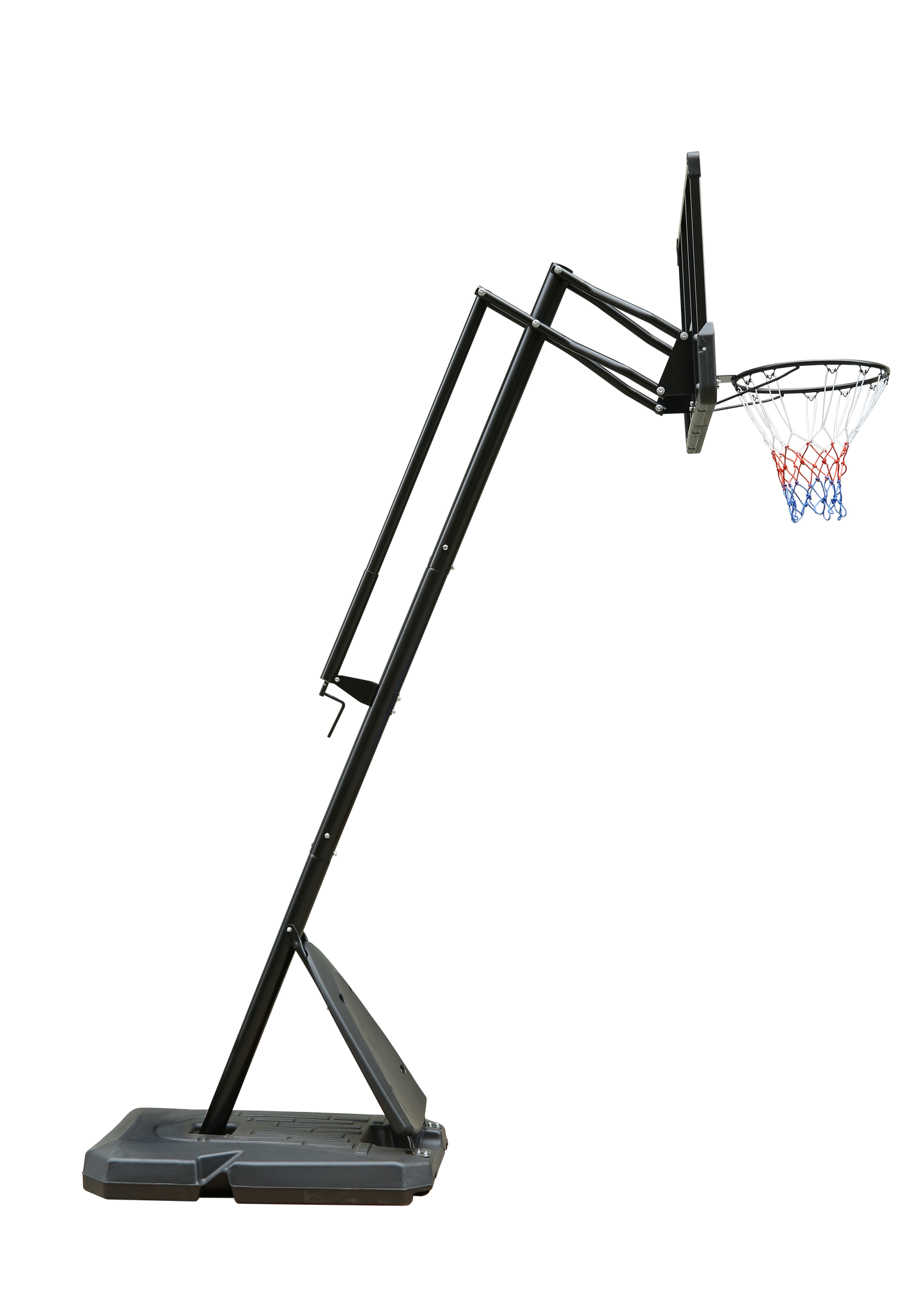 Use for Outdoor Height Adjustable 7.5 to 10ft Basketball Hoop 44 Inch Backboard Portable Basketball Goal System with Stable Base and Wheels