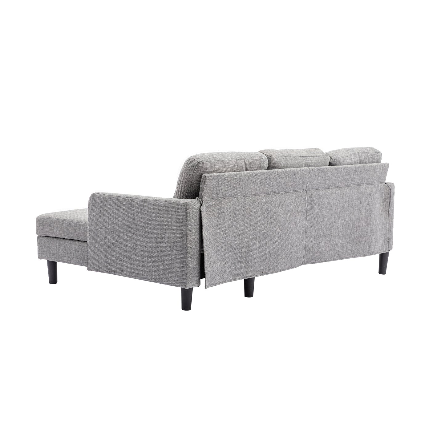 UNITED WE WIN Sectional Sofa Reversible Sectional Sleeper Sectional Sofa with Storage Chaise