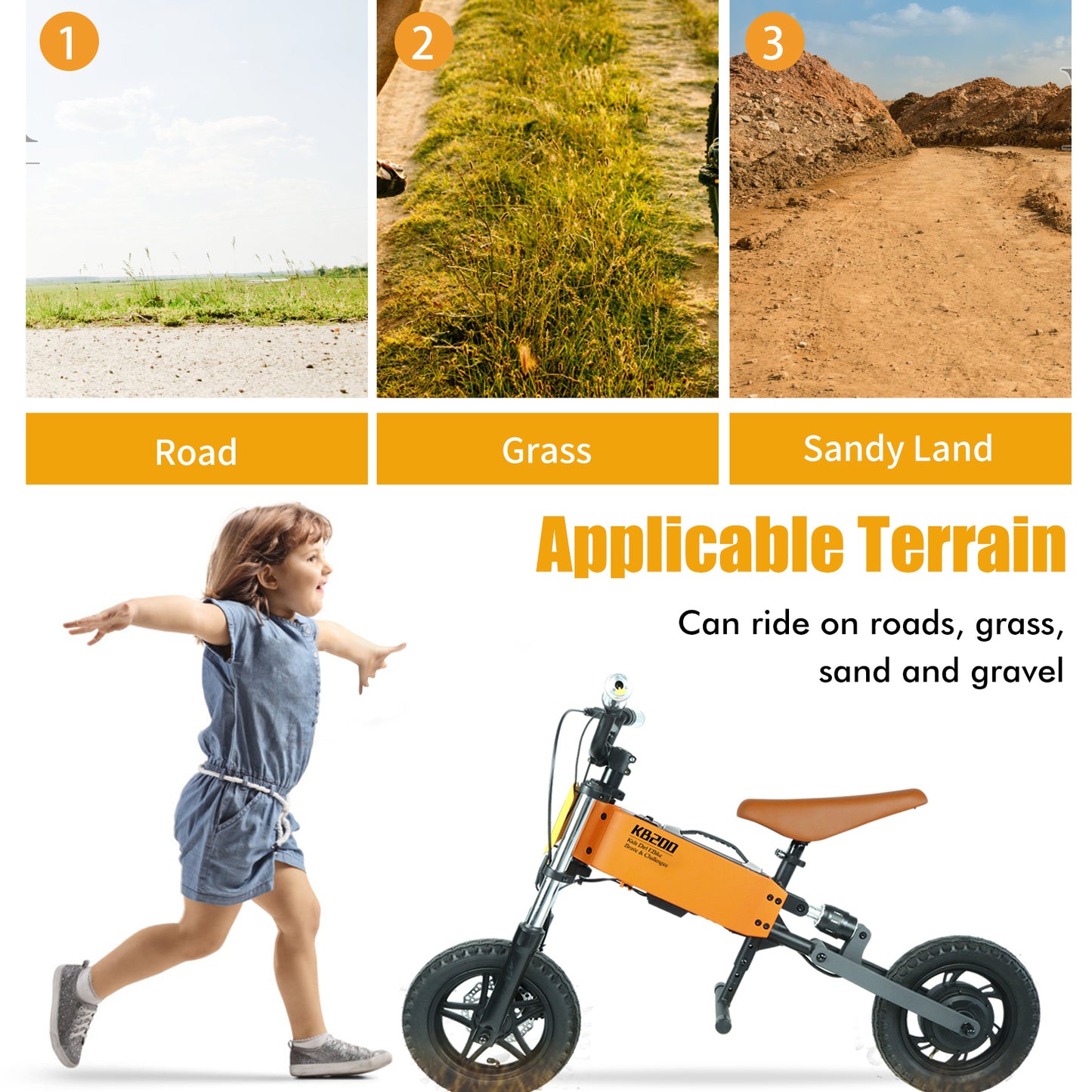 Children's Off-Road Electric Adventure Bike