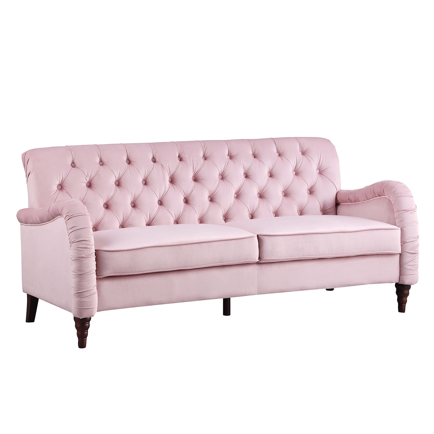 Chesterfield sofa ;3 seater ,modern sofa,Pink color