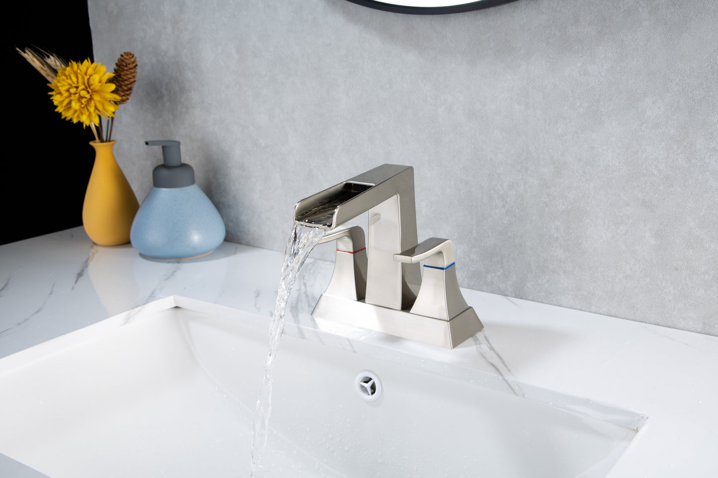 Enhance Your Bathroom with a Brushed Nickel 2-Handle Lavatory Faucet