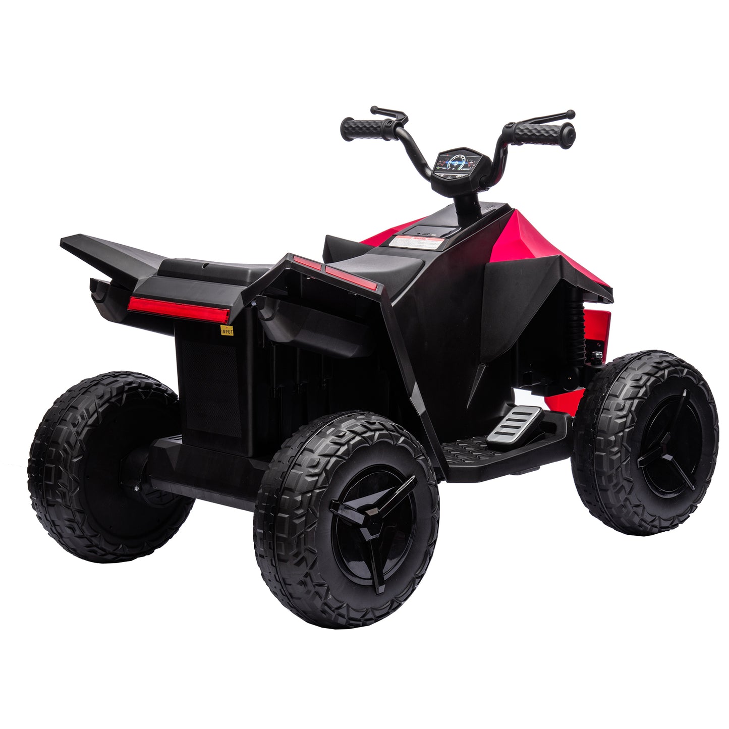 Electric ATV Style Ride-On Car for Kids 3-8 Years with Multi-Functional Touch Screen and LED Lights