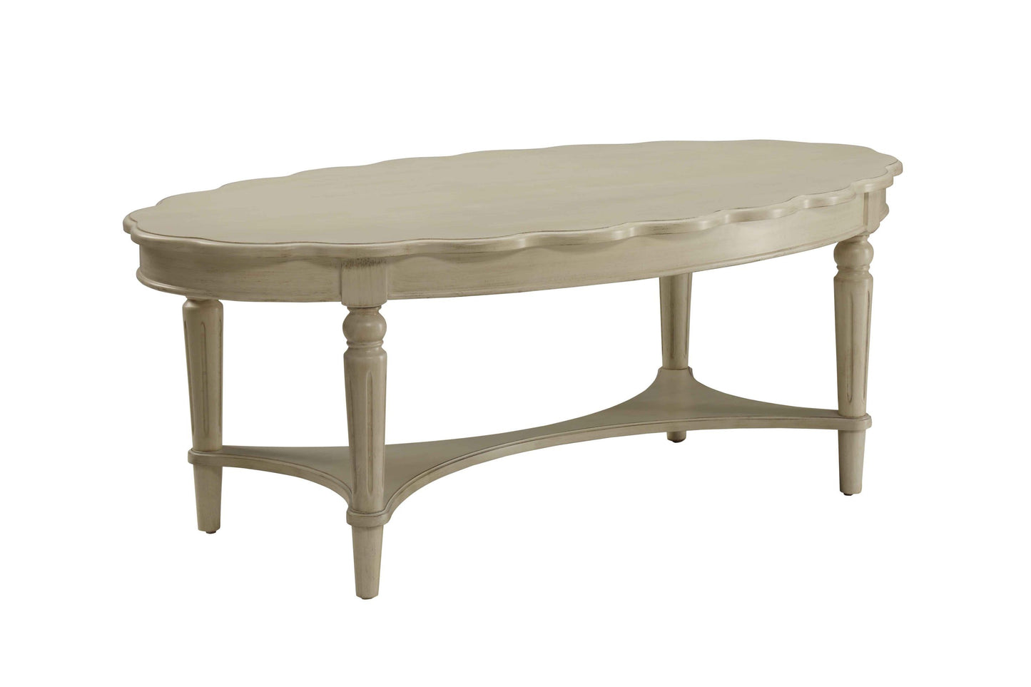 Romantic French Style Fordon Oval Leg Coffee Table