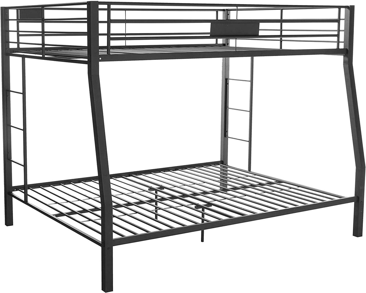 Contemporary Sandy Black Full XL/Queen Metal Bunk Bed