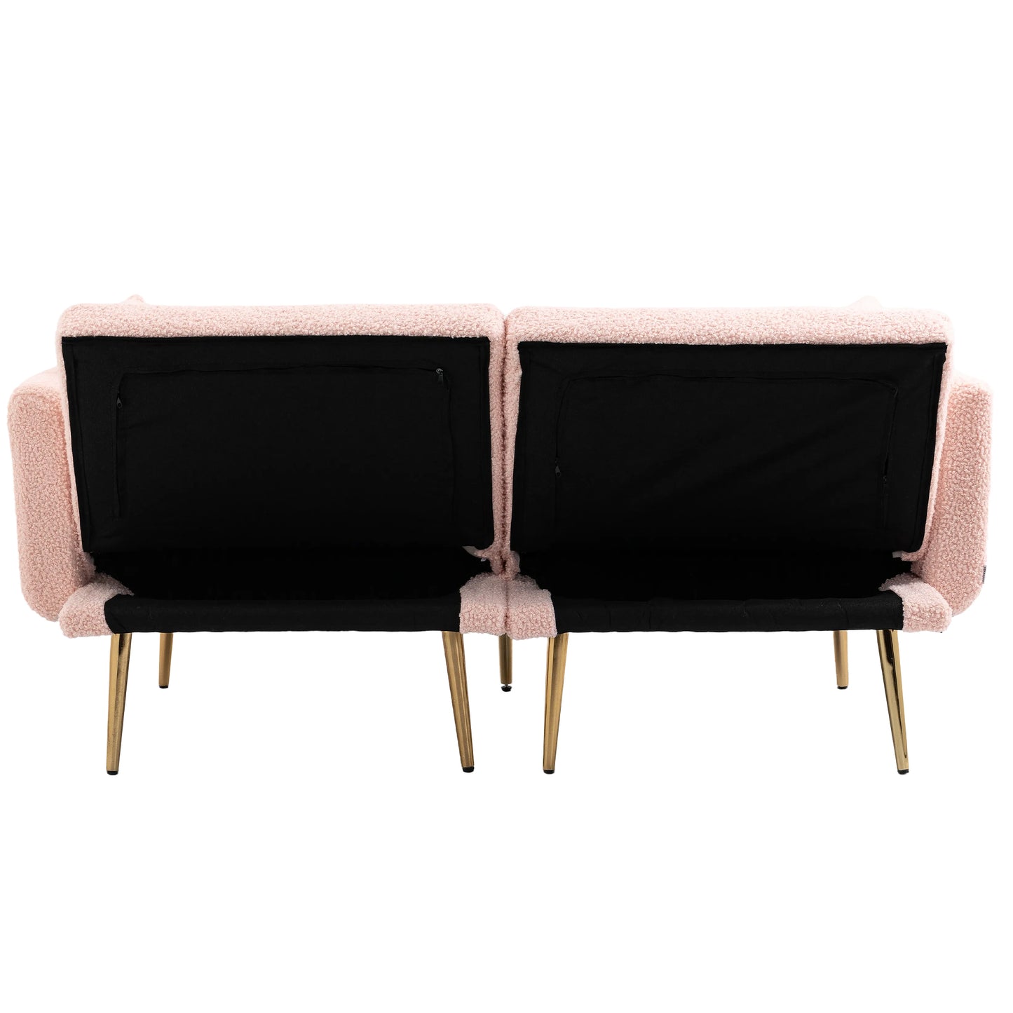 Velvet  Sofa , Accent sofa .loveseat sofa with metal  feet