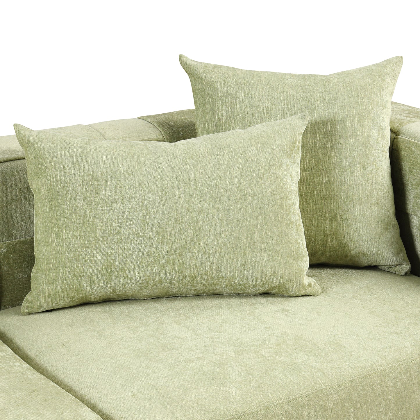 Sleek 80.5 Modern Upholstered Sofa with Golden Metal Legs