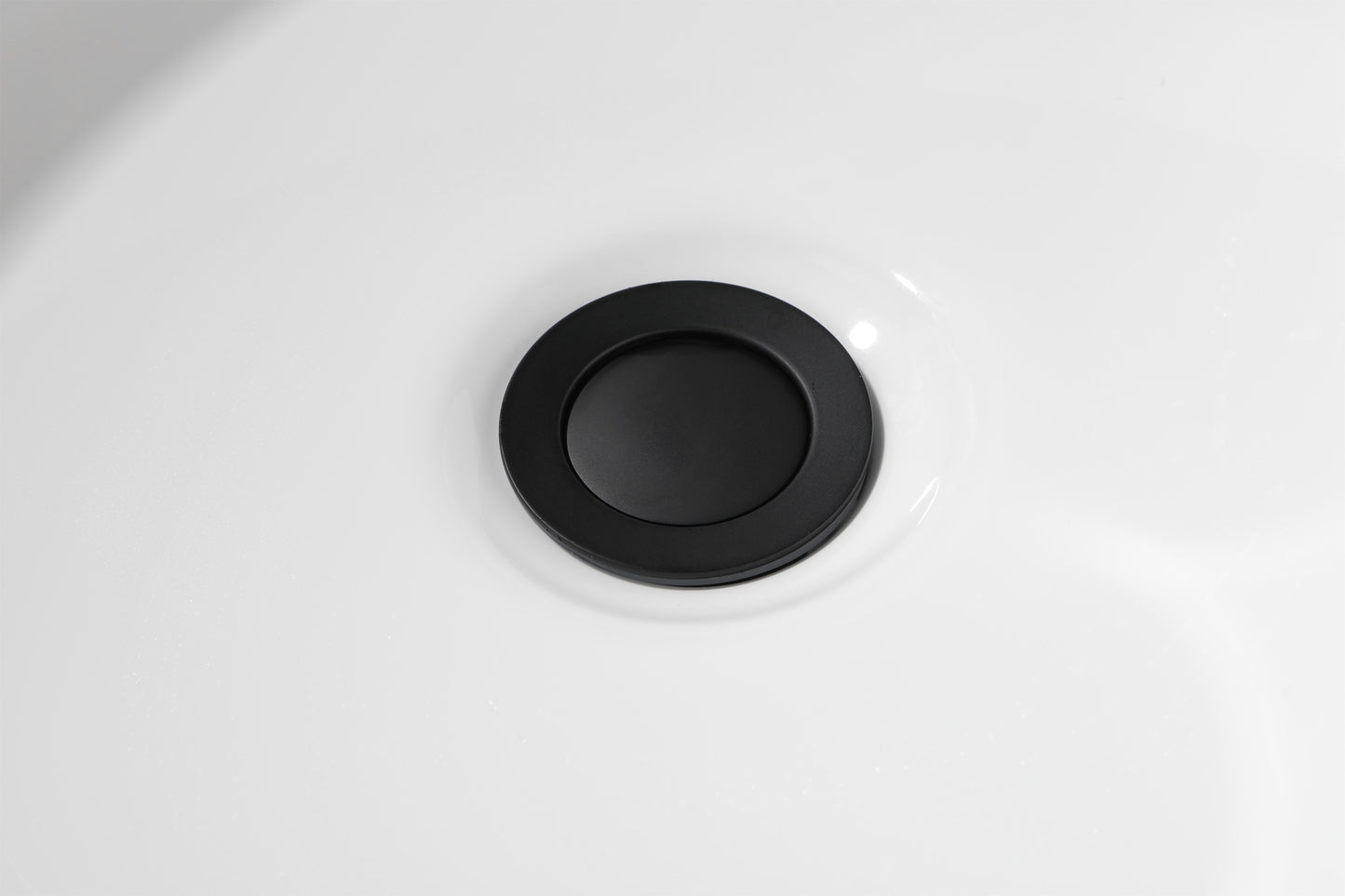 Modern Matte Black Single Stem Faucet for Stylish Bathroom Vanity