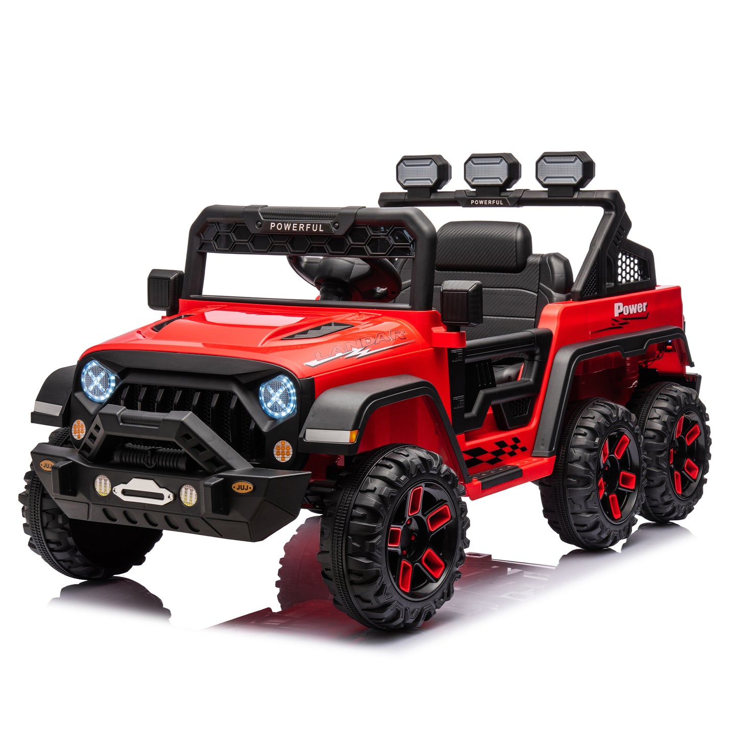 24V Ride On Large Pickup Truck Car for Kids with Remote Control and Bluetooth Music