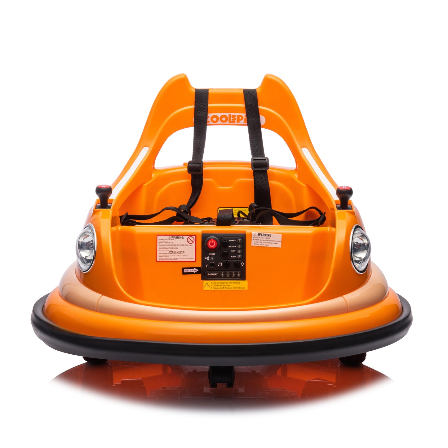 12V Ride-On Bumper Car for Kids with Remote Control and Safety Features