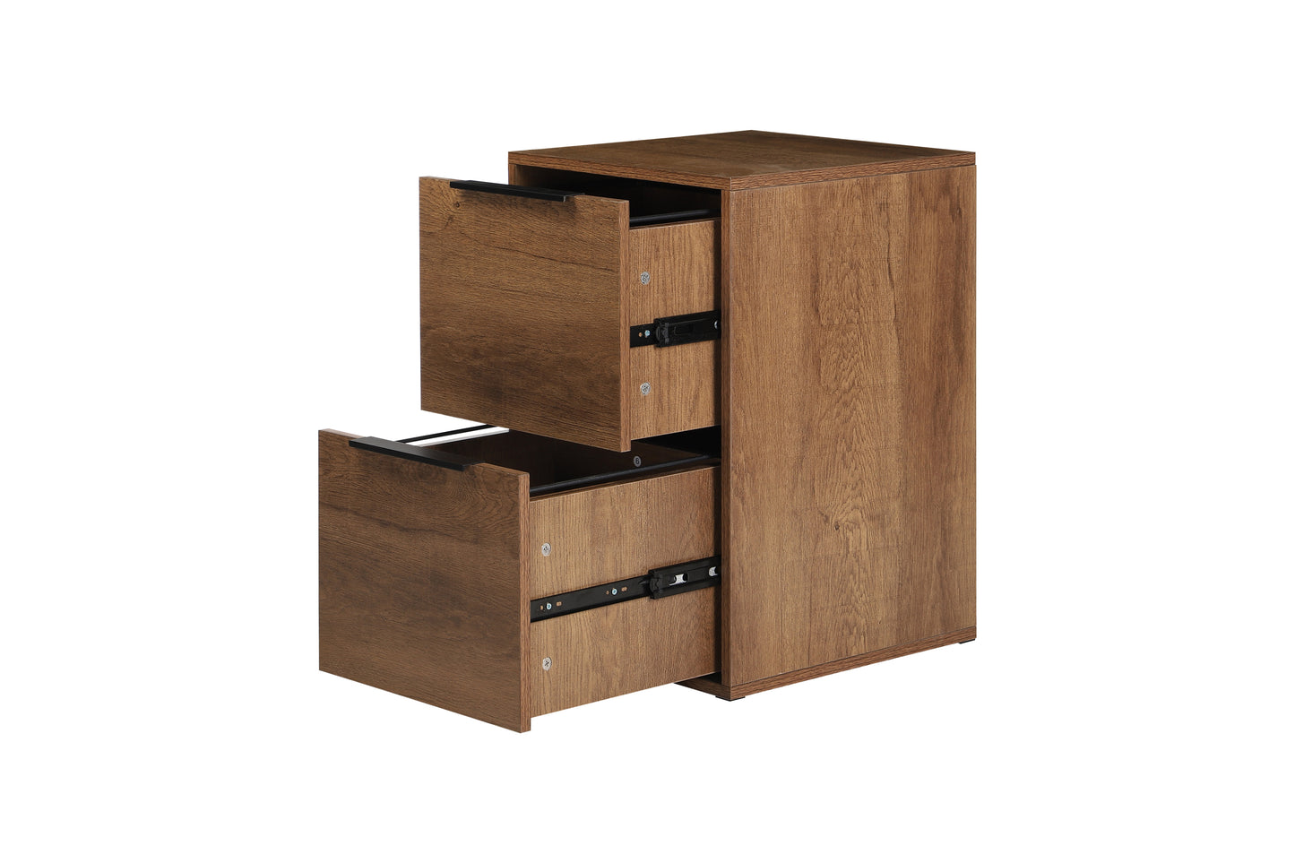 2 Drawer Wood Filing Cabinet