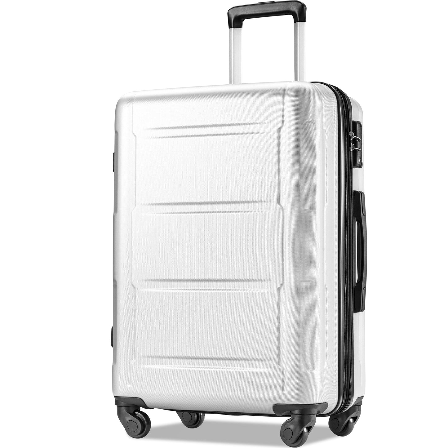 Expandable  Spinner Wheel 2 Piece Luggage Set ABS Lightweight Suitcase with TSA Lock 20inch+28inch