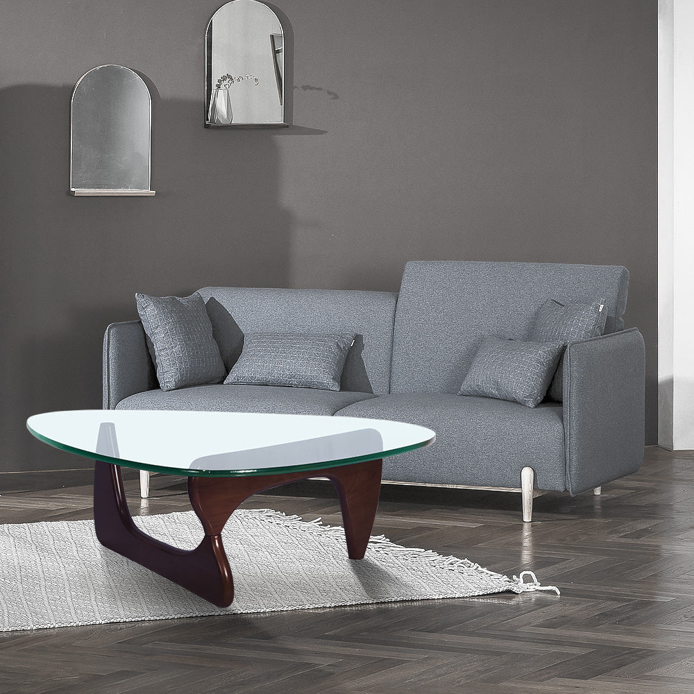 Modern Geometric Black Coffee Table