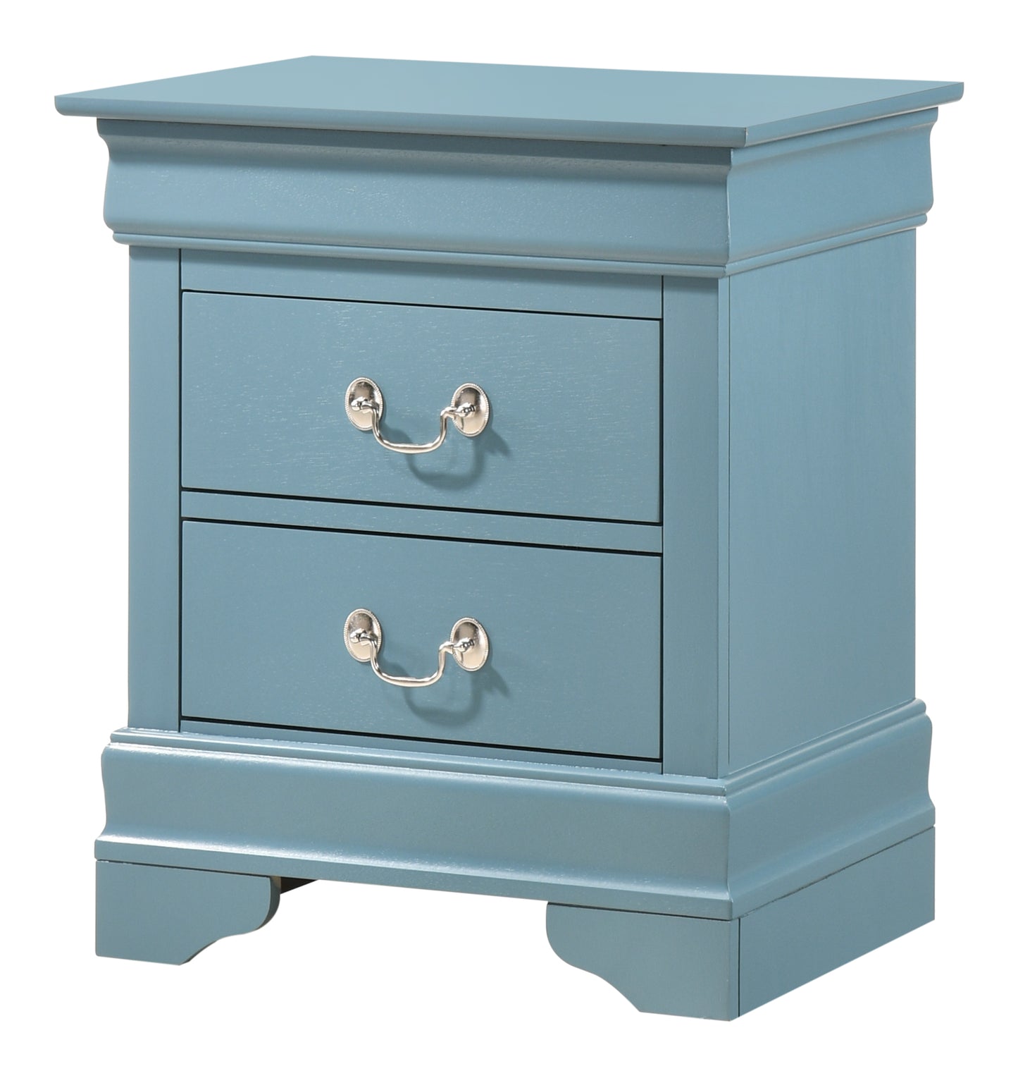 LouisPhillipe G02180-N Nightstand , Teal