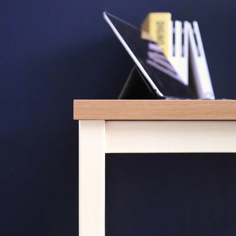 Contemporary Oak Wood and Metal Desk by Harry