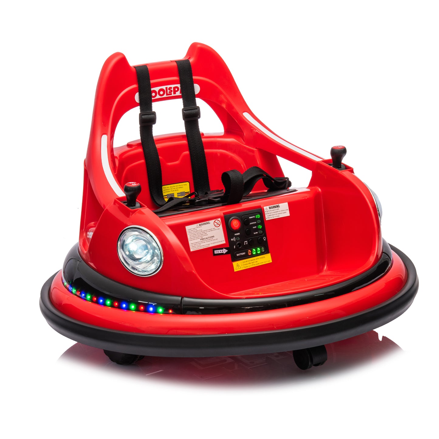 Electric Remote Control Bumper Car for Kids 1.5-5 Years Old