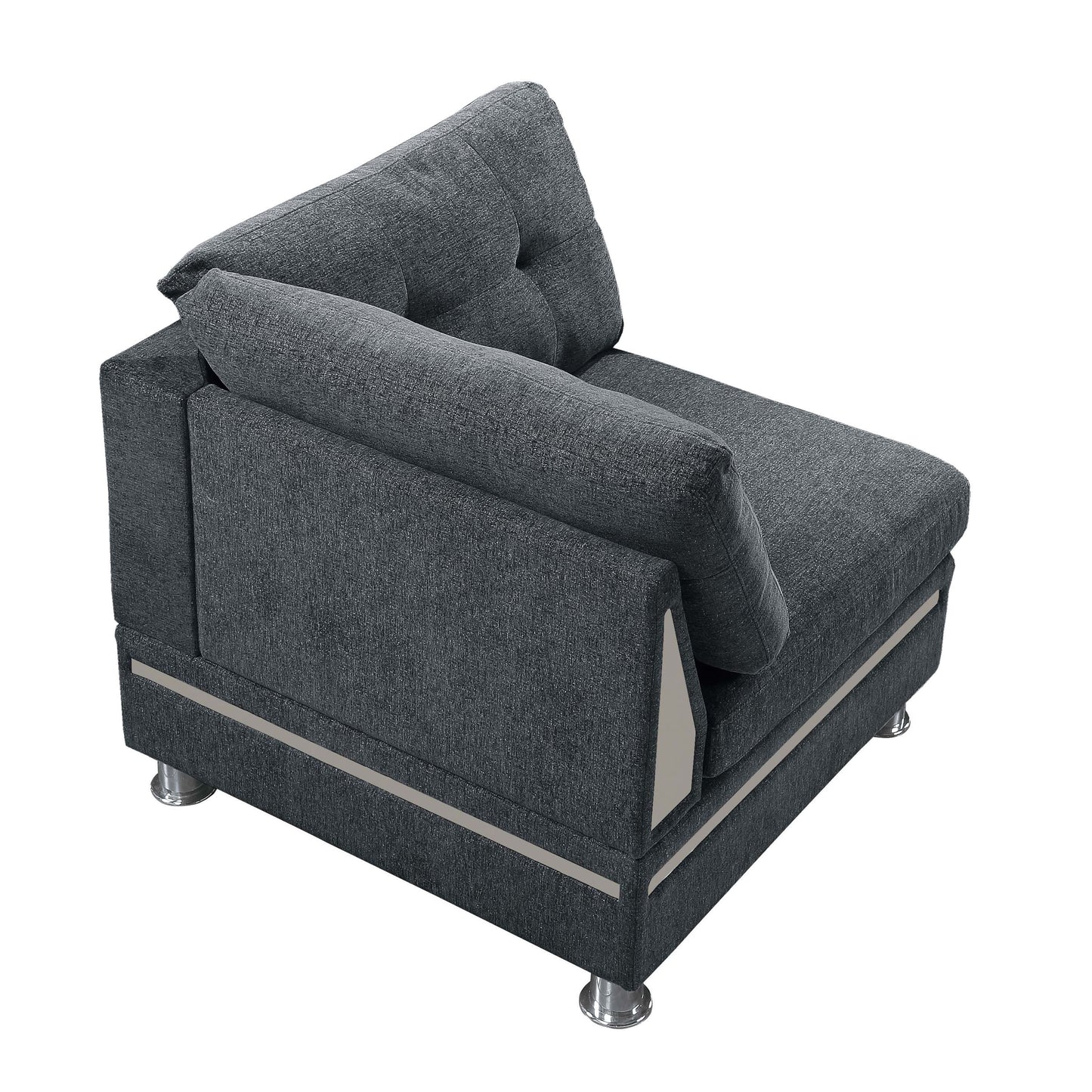 CORNER SOFA in Charcoal