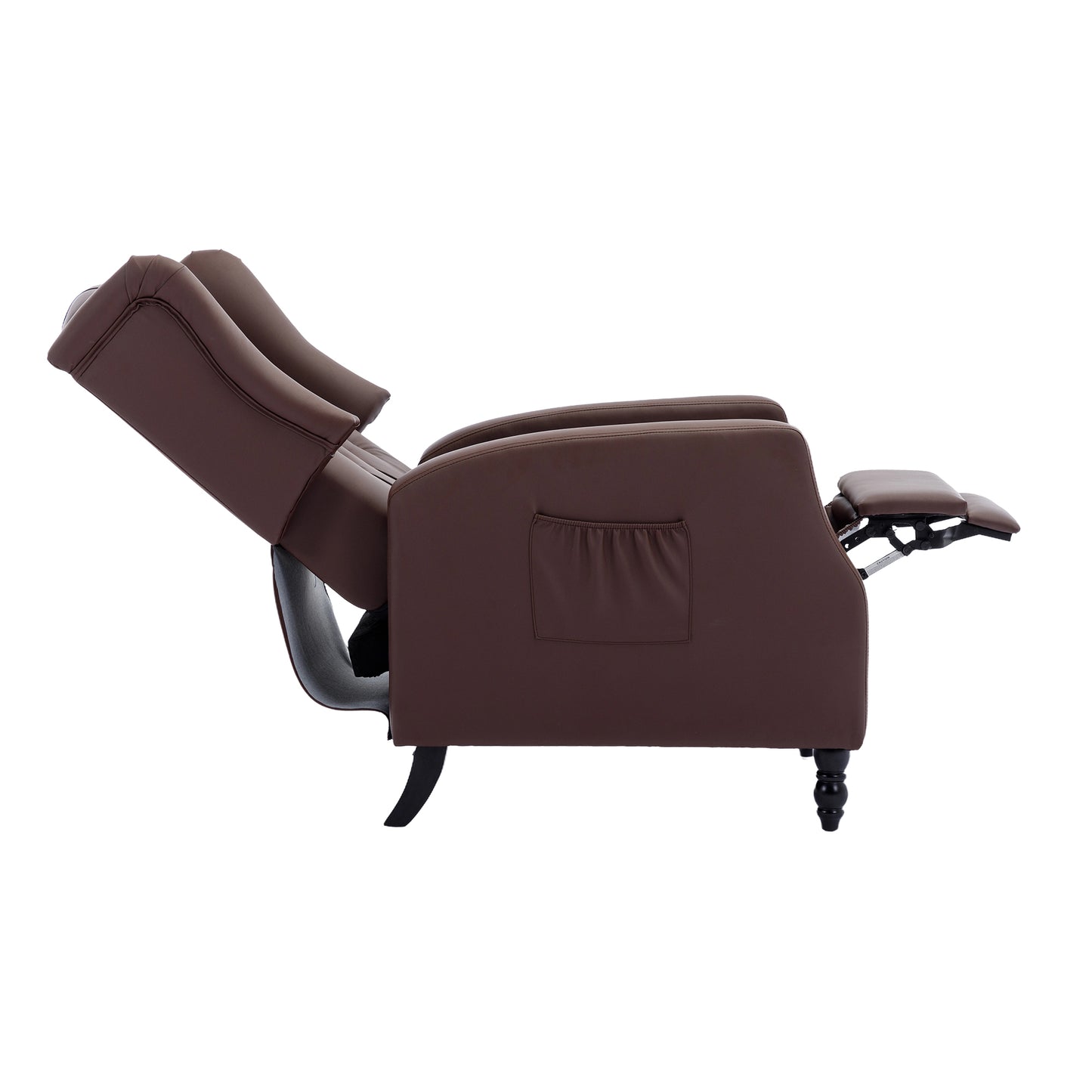 Plush Foam Leisure Recliner Chair with Adjustable Leg Support