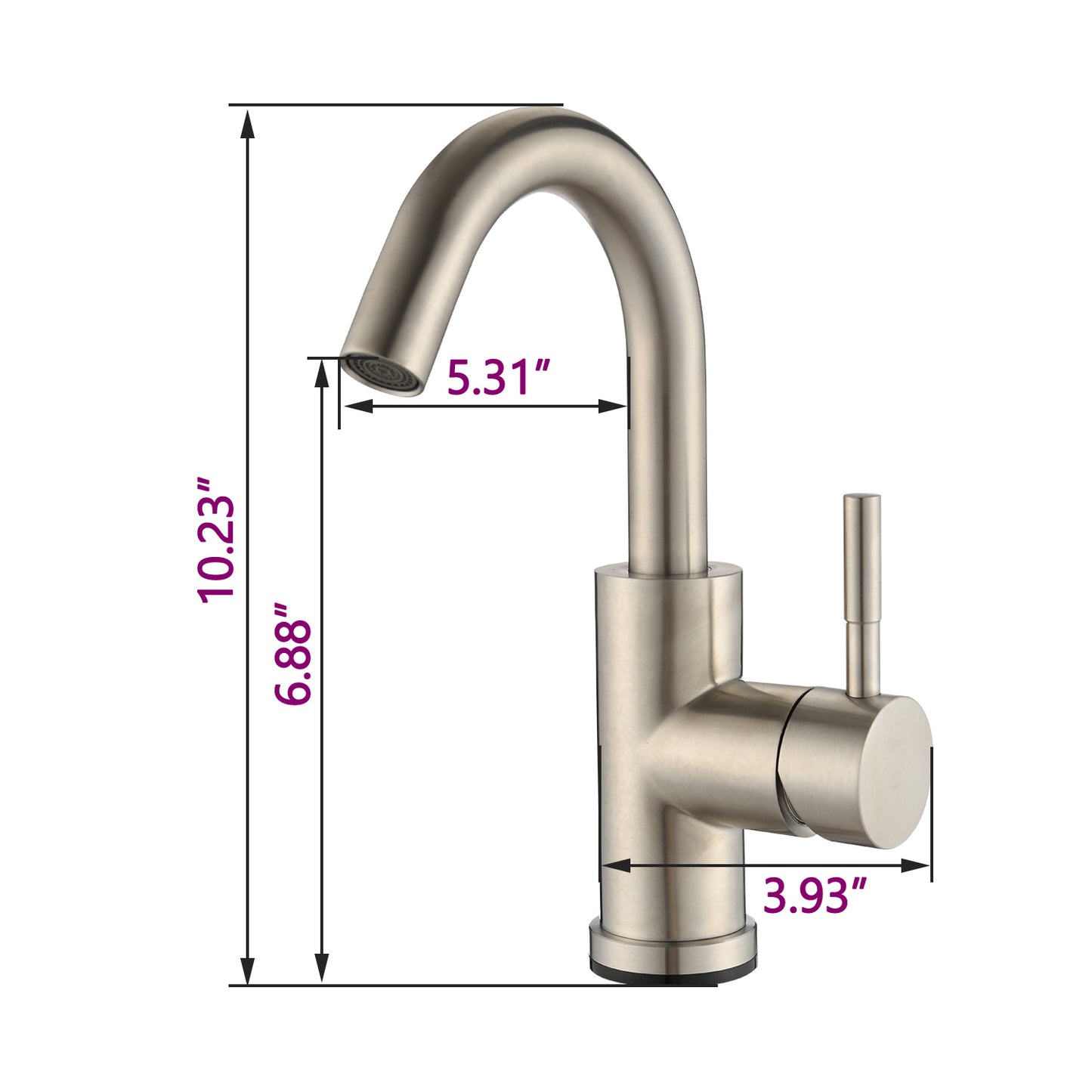 Touch-Controlled Stainless Steel Bathroom Faucet