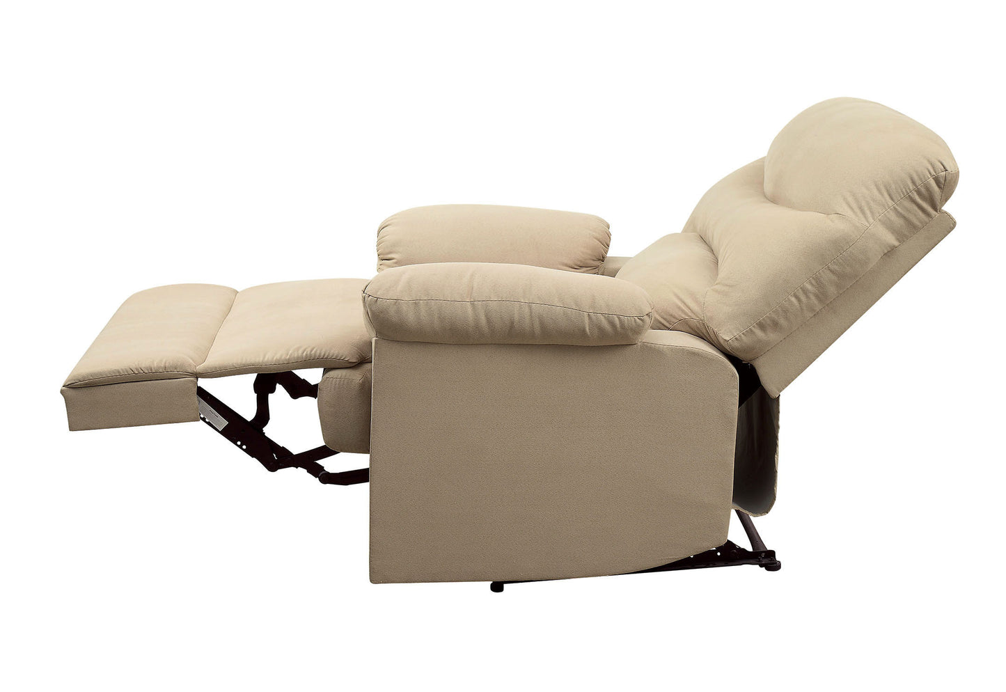 Beige Microfiber Arcadia Motion Recliner