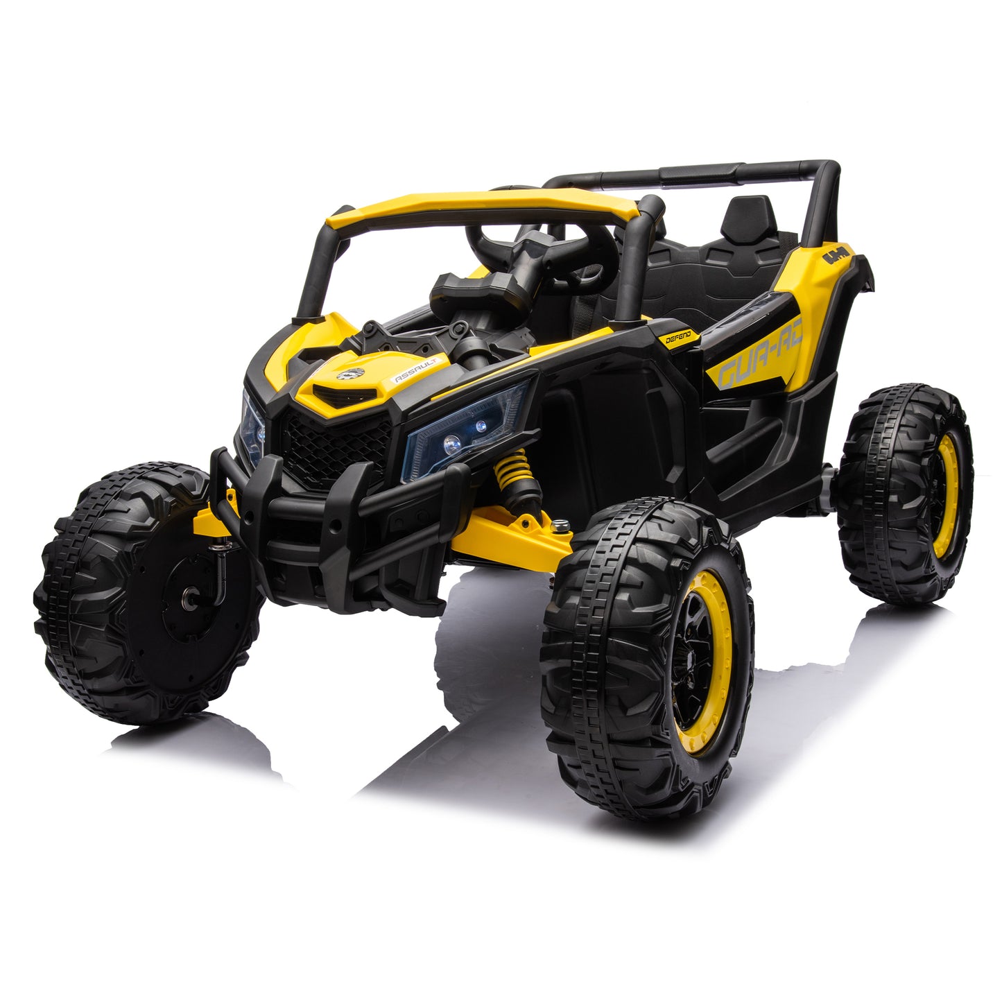 12V UTV Ride-On Car for Kids with Remote Control, Music Player, and LED Lights