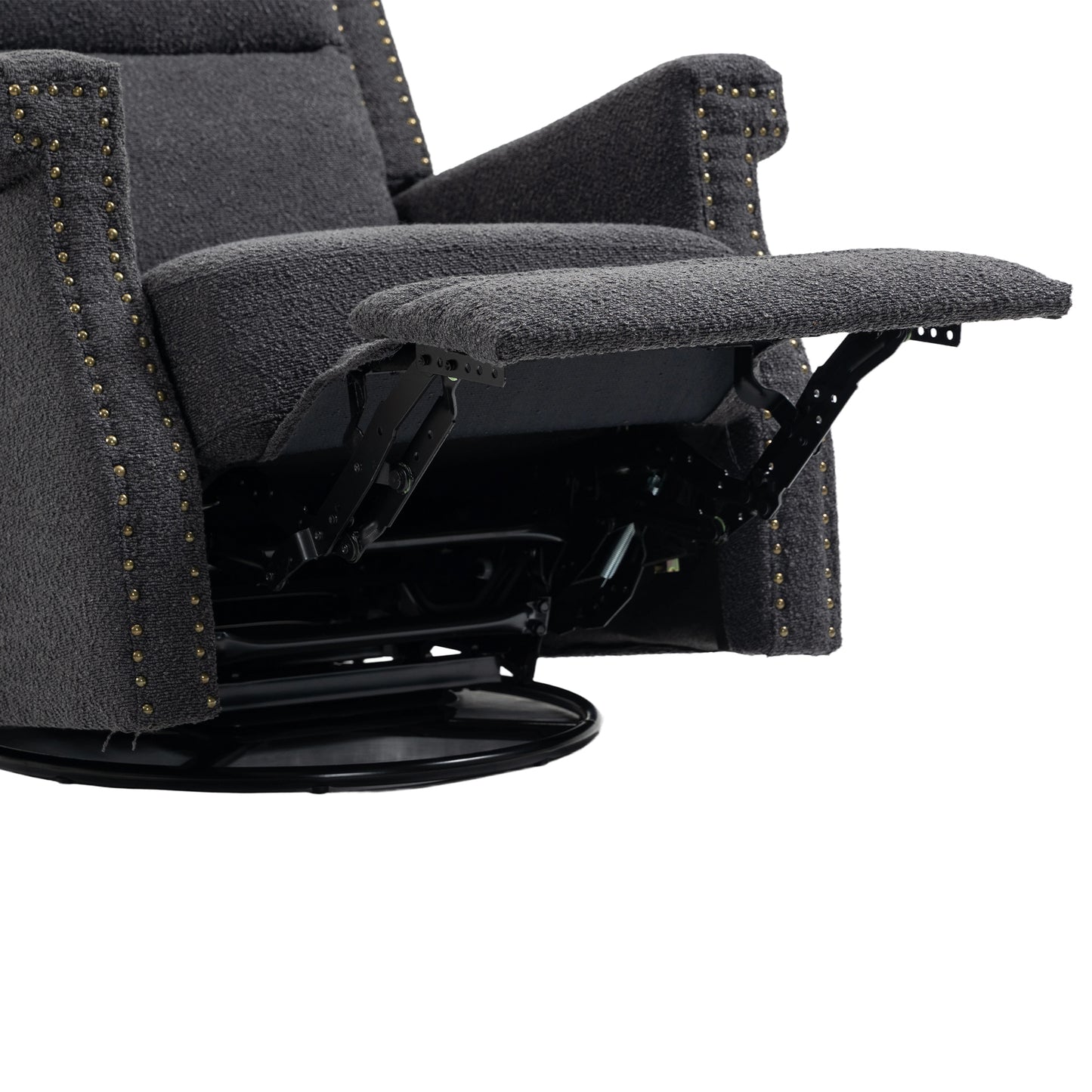 360 Degree Swivel Recliner Chair with Rocking and Reclining Functionality