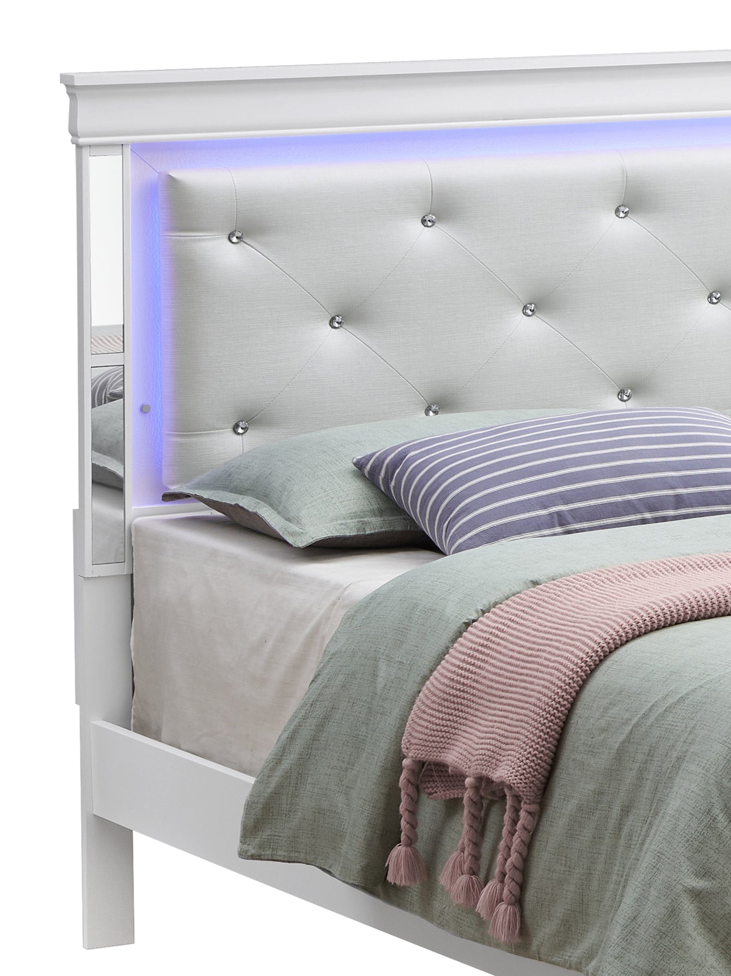 Verona G6790C-FB3 Full Bed , Silver Champagne