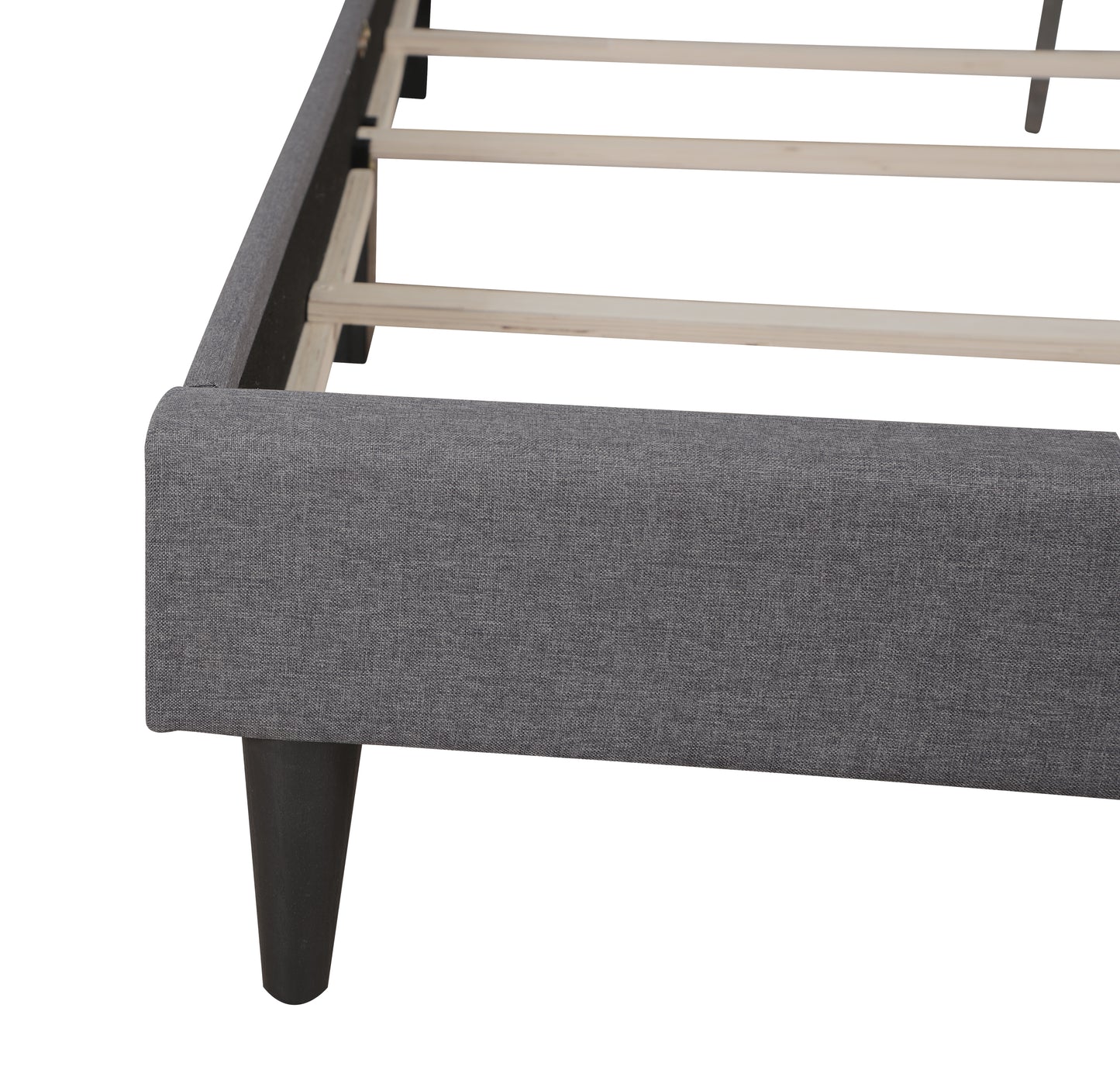 Deb G1104-QB-UP Queen Bed - All In One Box , GRAY