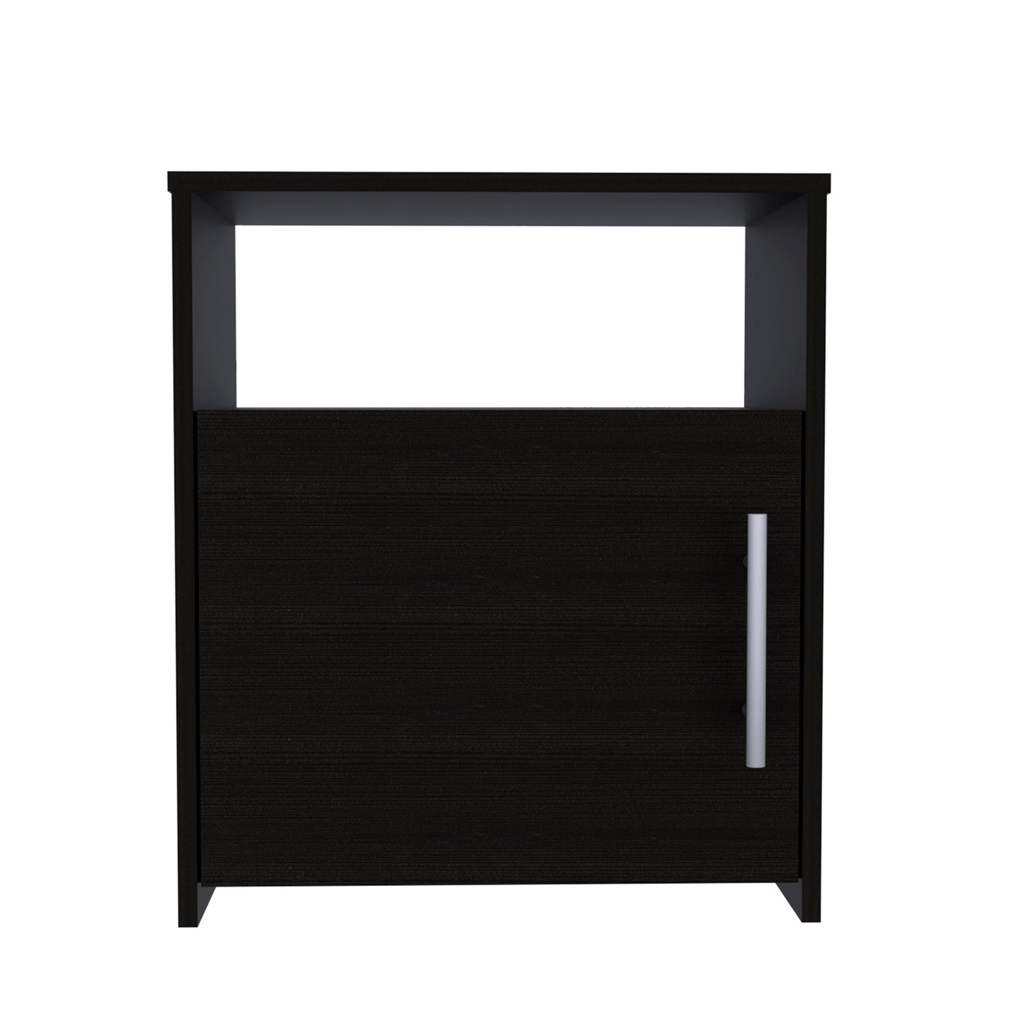 Florian 1-Shelf Nightstand Black Wengue