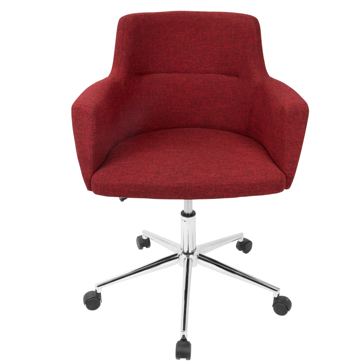 Andrew Contemporary Adjustable Office Chair in Red by LumiSource