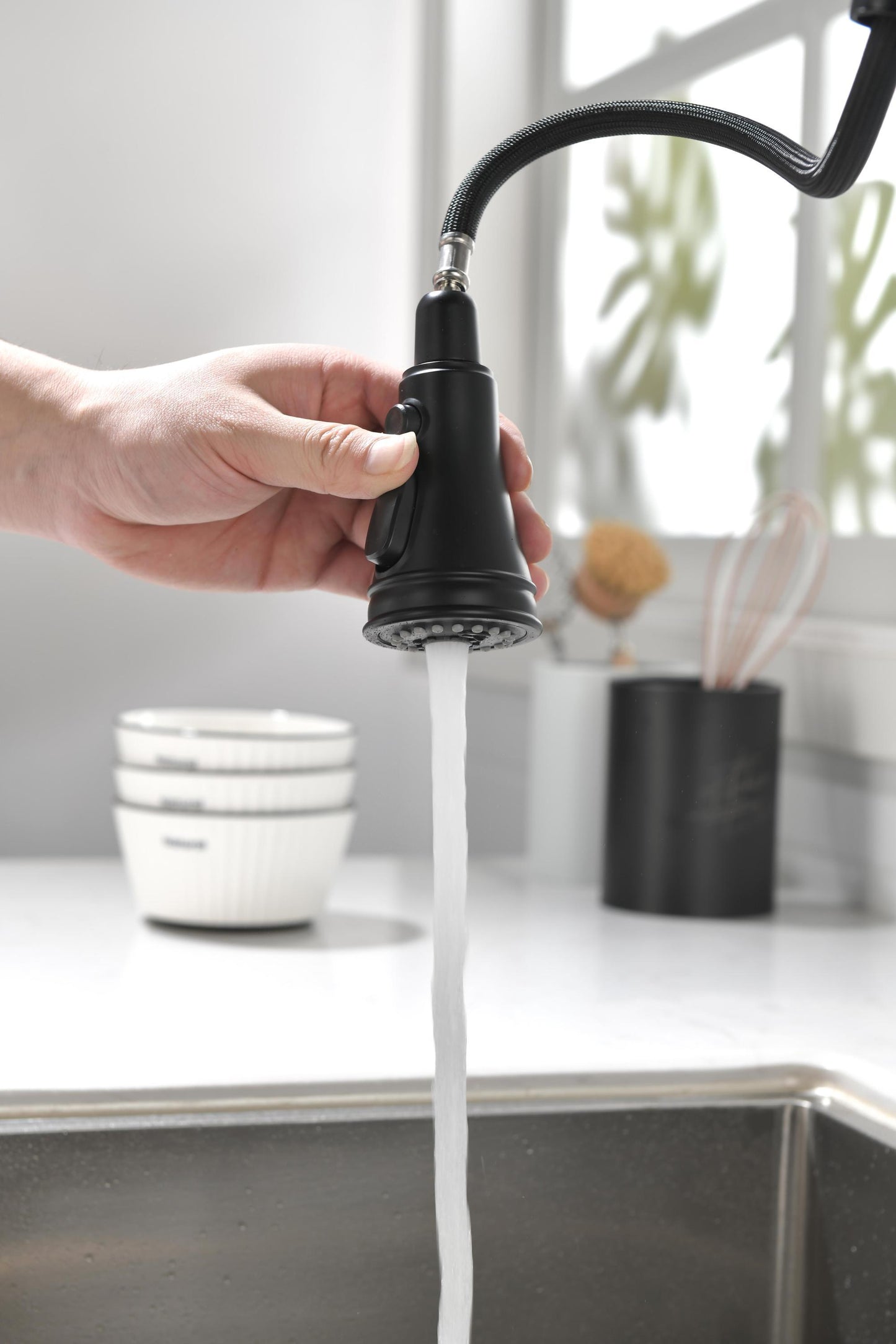 Touch Kitchen Faucet with Pull Down Sprayer