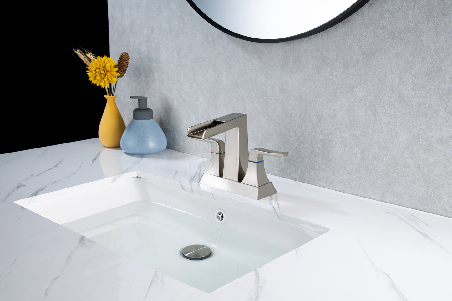 Enhance Your Bathroom with a Brushed Nickel 2-Handle Lavatory Faucet