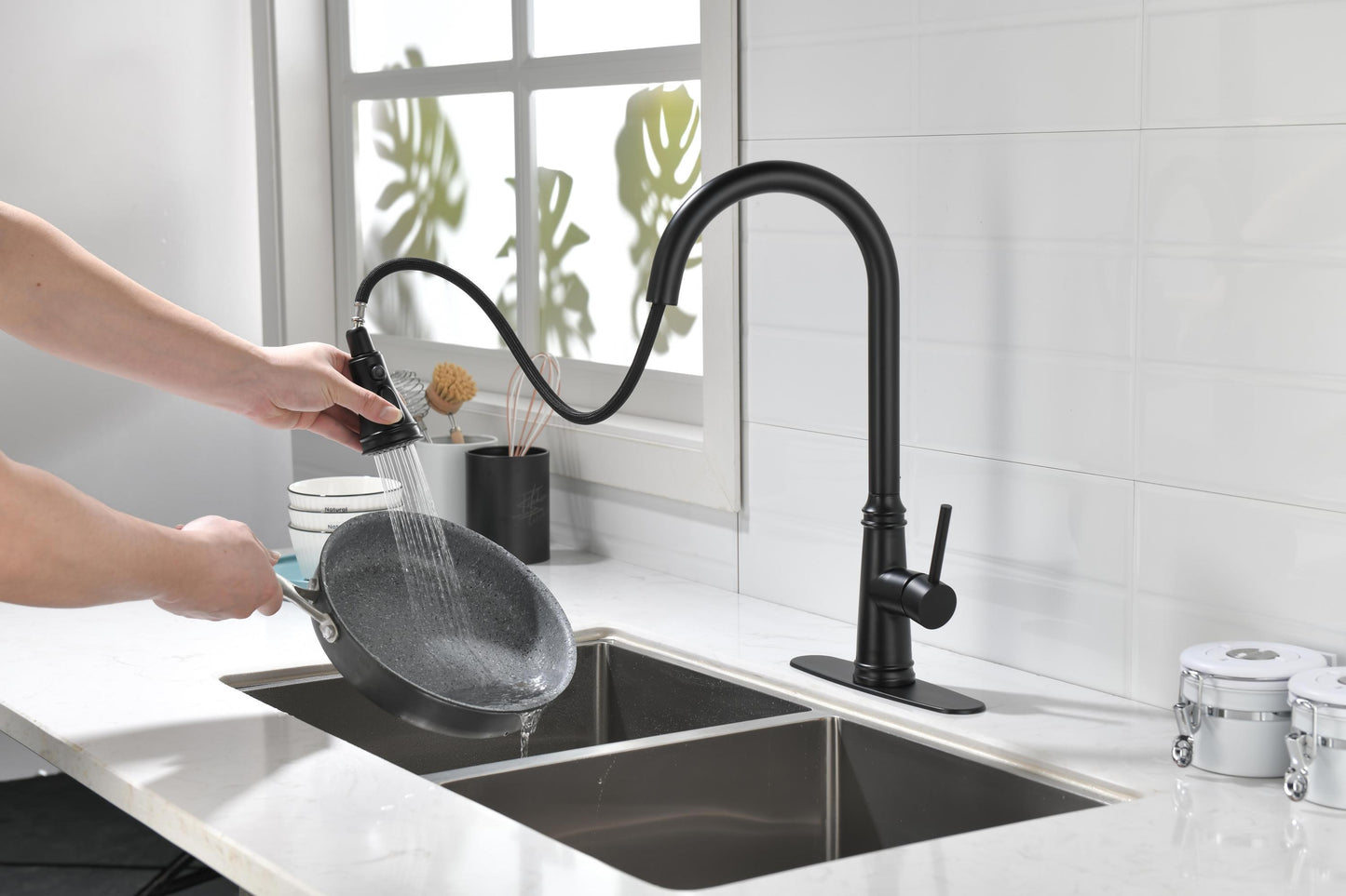 Touch Kitchen Faucet with Pull Down Sprayer