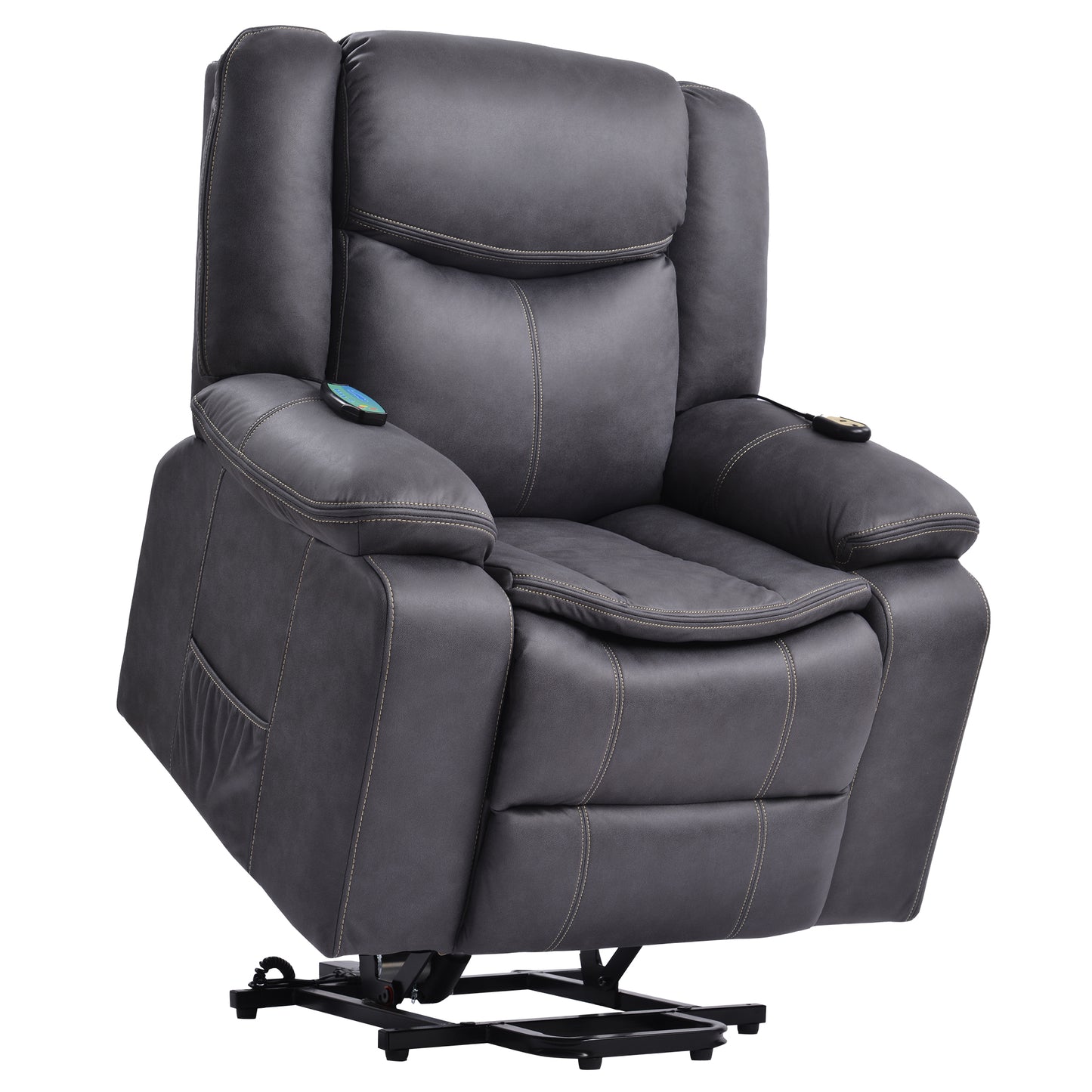 Electric Power Lift Recliner Chair with Adjustable Massage and Heating System