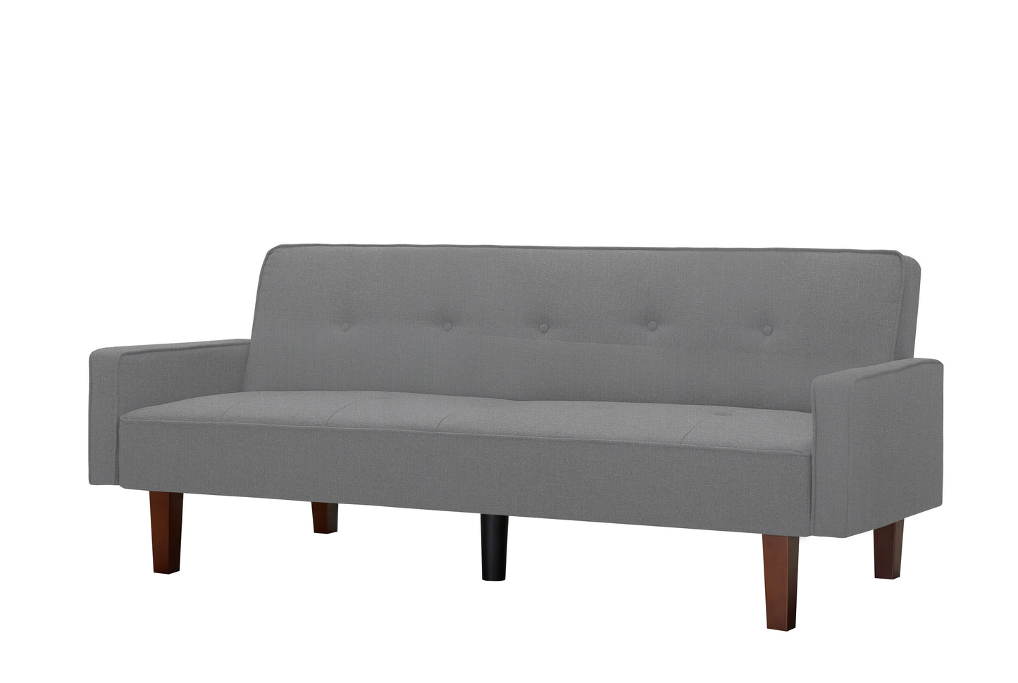 Contemporary Light Grey Sofa Bed for Small Spaces