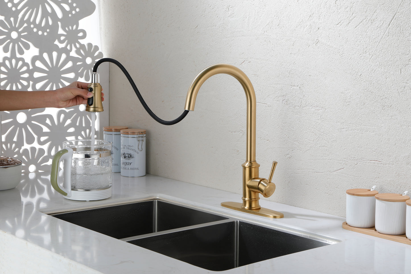 Kitchen Faucet with Pull Out Spraye