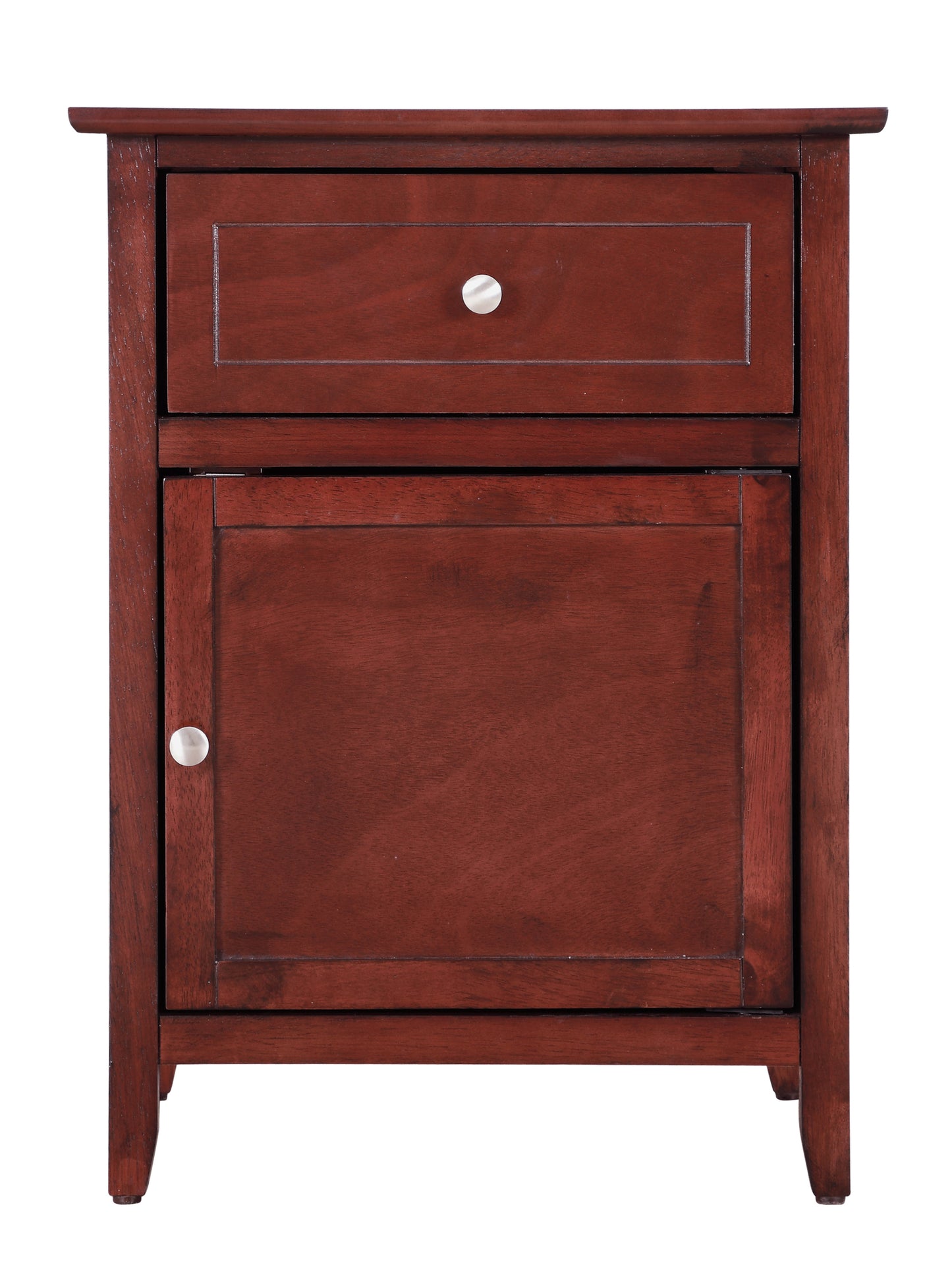 Izzy G1410-N-00 1 Drawer /1 Door Nightstand , Cherry