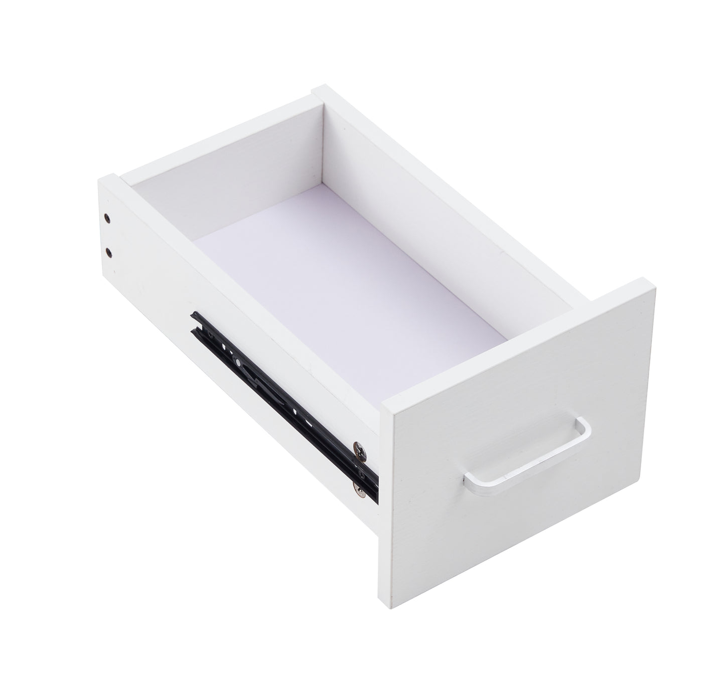 Compact White Computer Desk with Storage Drawers - 41.73‘’L x 17.72\'\'W x 31.5\'\'H