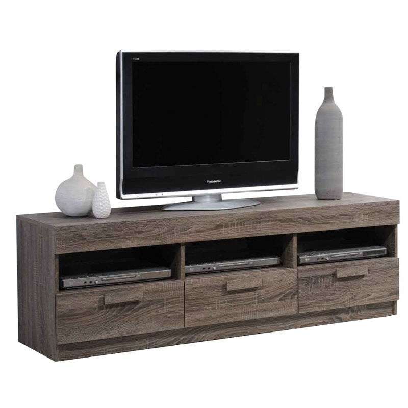 Alvin Entertainment Center in Rustic Oak 91167