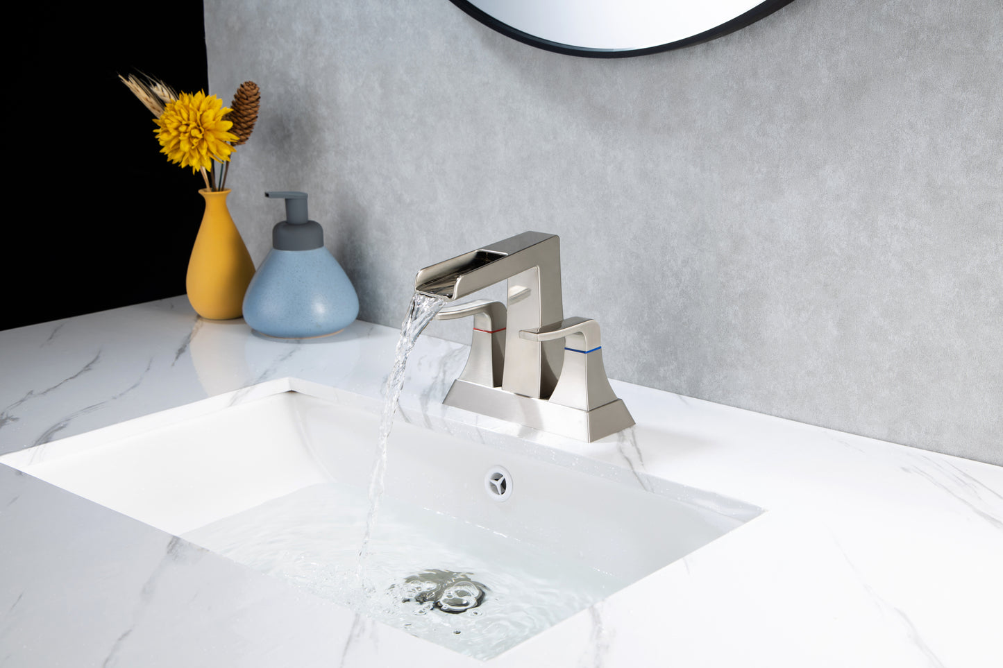 Enhance Your Bathroom with a Brushed Nickel 2-Handle Lavatory Faucet